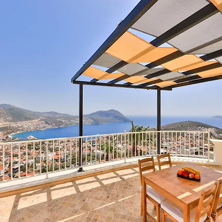 Tua Kalkan / Cozy Duplex With Splendid Seaview & Pool Kaş