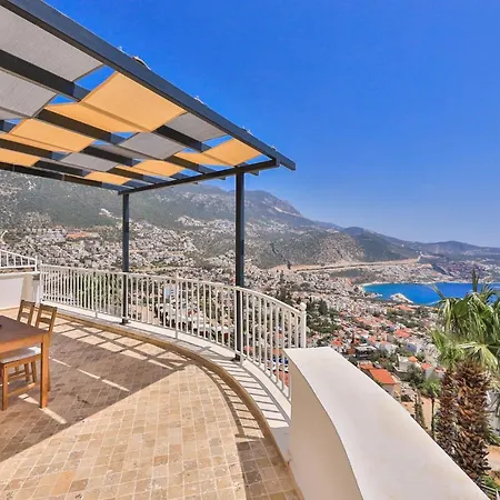 Tua Kalkan / Cozy Duplex With Splendid Seaview & Pool Kaş