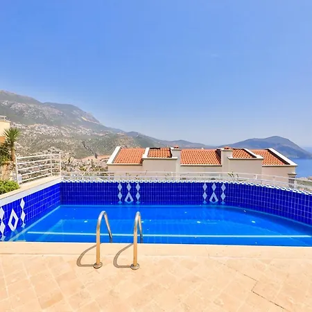 Tua Kalkan / Cozy Duplex With Splendid Seaview & Pool Dom wakacyjny
